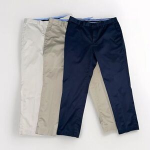 Brooks Brothers Slim Fit Stretch Cotton Advantage Chino Pants Size 35 (4 PACK!)